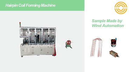 Starter Armature hairpin coil forming machine---Wind Automation