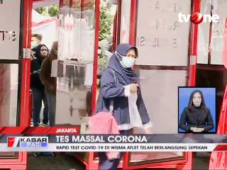 Sepekan Rapid Tes Massal di Wisma Atlet, 28 Orang Positif
