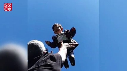 Özcan Deniz’den oğluyla duygusal anlar