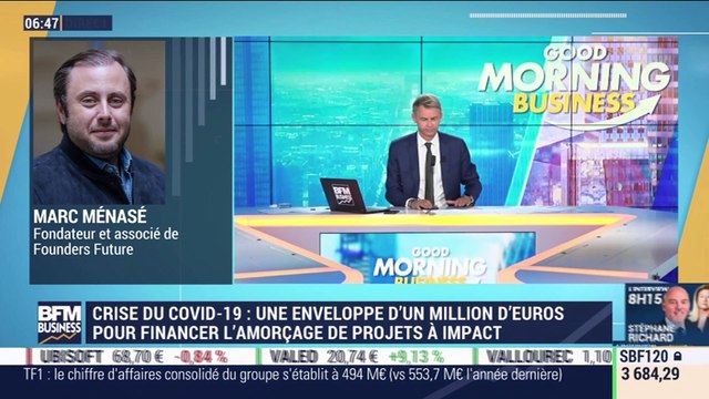 Marc Ménasé (Founders Future) : Une enveloppe d'un million d'euros pour financer l'amorçage de projets à impact en cette crise du Covid-19 - 30/04