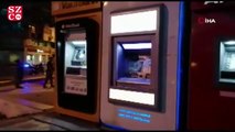 Babasına kızan kadın ATM'leri böyle parçaladı