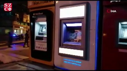 Babasına kızan kadın ATM'leri böyle parçaladı