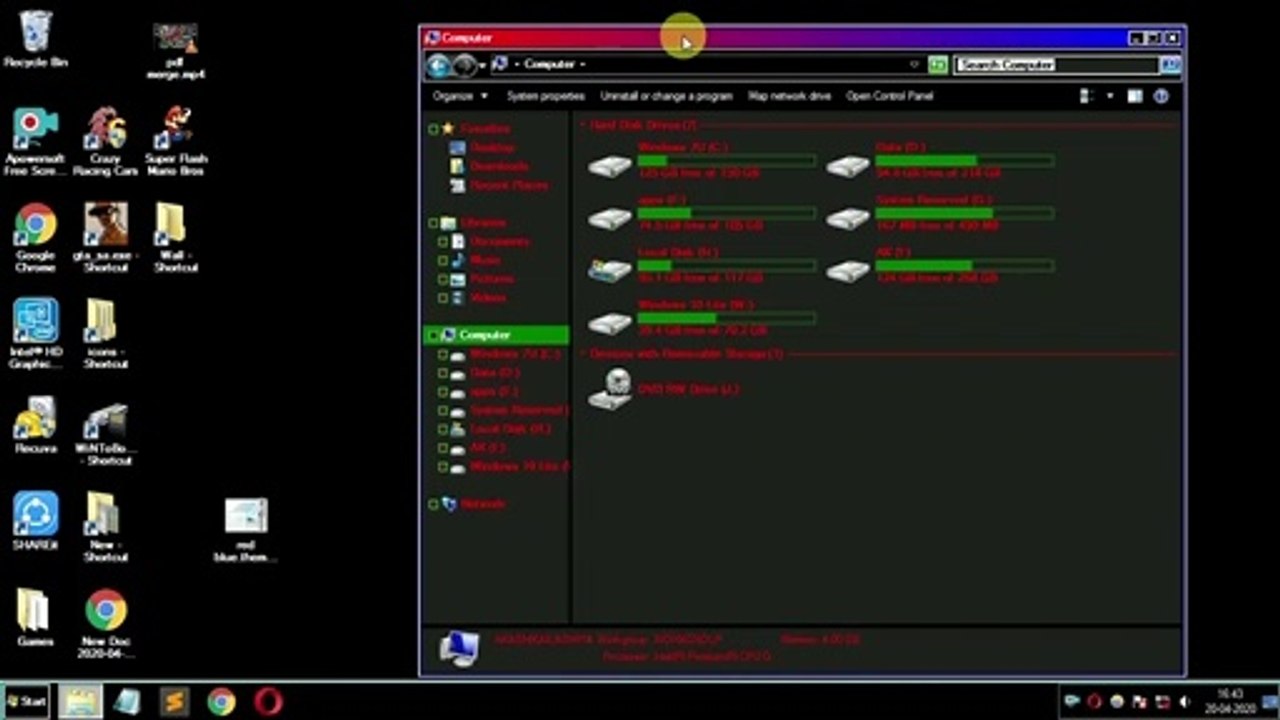How to apply Dark theme in computer in Hindi_Dark mode_ high contrast theme_windows theme(720P_HD)