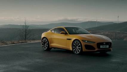 New Jaguar F-TYPE R Coupé Design in Sorrento Yellow