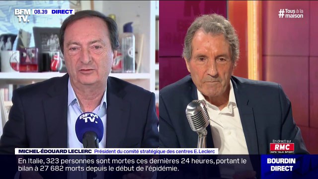Michel-Édouard Leclerc: le port du masque ne sera pas imposé aux clients dans les centres E. Leclerc mais il est recommandé