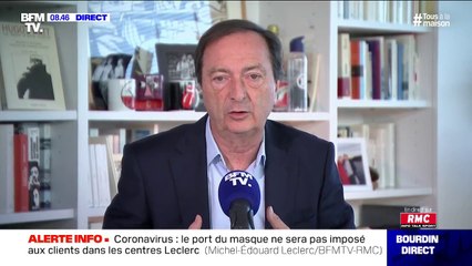 Michel-Édouard Leclerc appelle à ne pas se précipiter sur les masques "si on en a pas besoin"