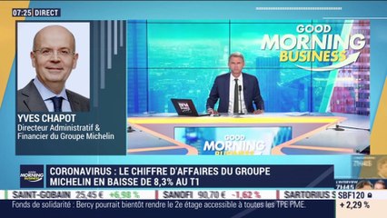 Yves Chapot (Michelin) : Coronavirus, le chiffre d'affaires du groupe en baisse de 8,3% au T1 - 30/04