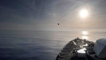 NATO helikopteri İyon Denizi'nde düştü! Türk fırkateyni arama kurtarma çalışması başlattı