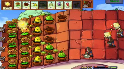 Plantas Vs. Zombis - Walktough - Nivel 5 - 8