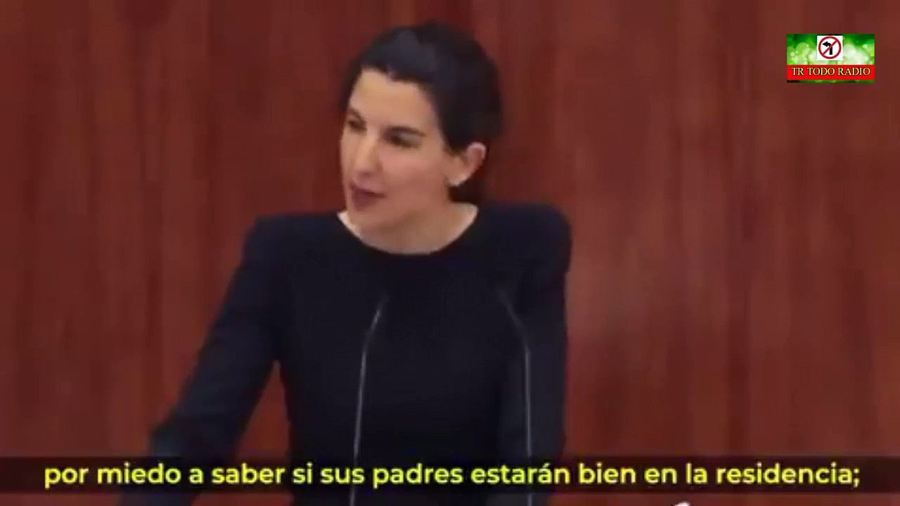 Rocío Monasterio pone en su sitio a la izquierda, exigiendo al Gobierno que tome medidas de una vez