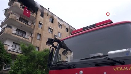 Milas'ta bir evin mutfağında patlayan tüp korkuttu