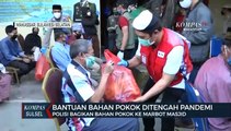 Polisi Bagikan Ratusan Sembako Ke Marbot Masjid