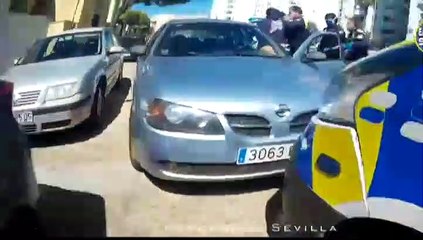 Espectacular persecución policial por las calles de Sevilla