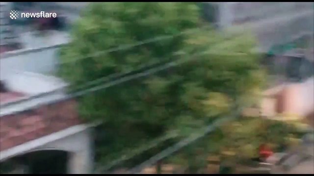 Neighbours gather on terraces to celebrate toddler's birthday during COVID-19 lockdown in India