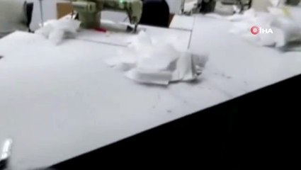 İstanbul'da kaçak üretilen 20 bin tıbbi maske ele geçirildi