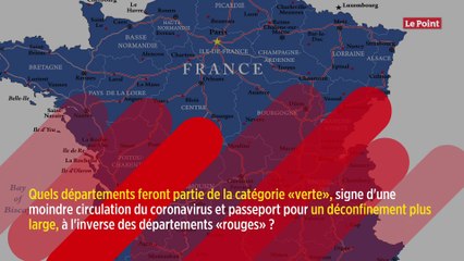 Déconfinement : département vert ou rouge ? Une carte publiée aujourd'hui