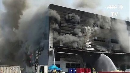 عشرات القتلى في حريق بمستودع في كوريا الجنوبية
