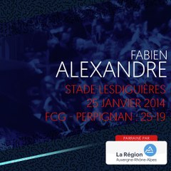 L'essai de Fabien Alexandre face à Perpignan en 2014