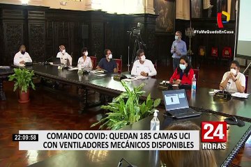 Download Video: Comando Covid-19: Quedan 185 camas UCI con ventiladores mecánicos disponibles