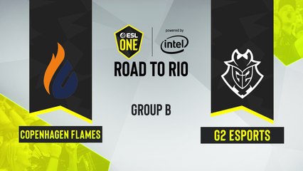 CSGO - Copenhagen Flames vs. G2 Esports [Inferno] Map 1 - ESL One Road to Rio - Group B - EU