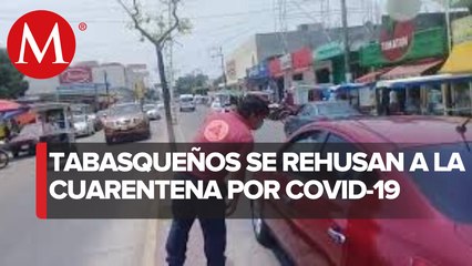 Habitantes de Macuspana Tabasco sin temor al covid-19