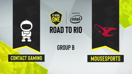 CSGO - mousesports vs. c0ntact Gaming [Dust2] Map 2 - ESL One Road to Rio - Group B - EU