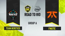 CSGO - Team Heretics vs. Fnatic [Overpass] Map 3 - ESL One Road to Rio - Group A - EU