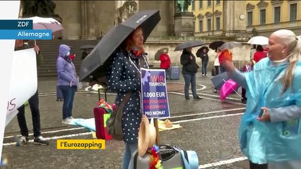 L'Eurozapping : les acteurs du tourisme manifestent en Allemagne