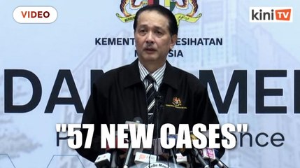 With 57 new Covid 19 cases, M’sia reports double digits for 16th day