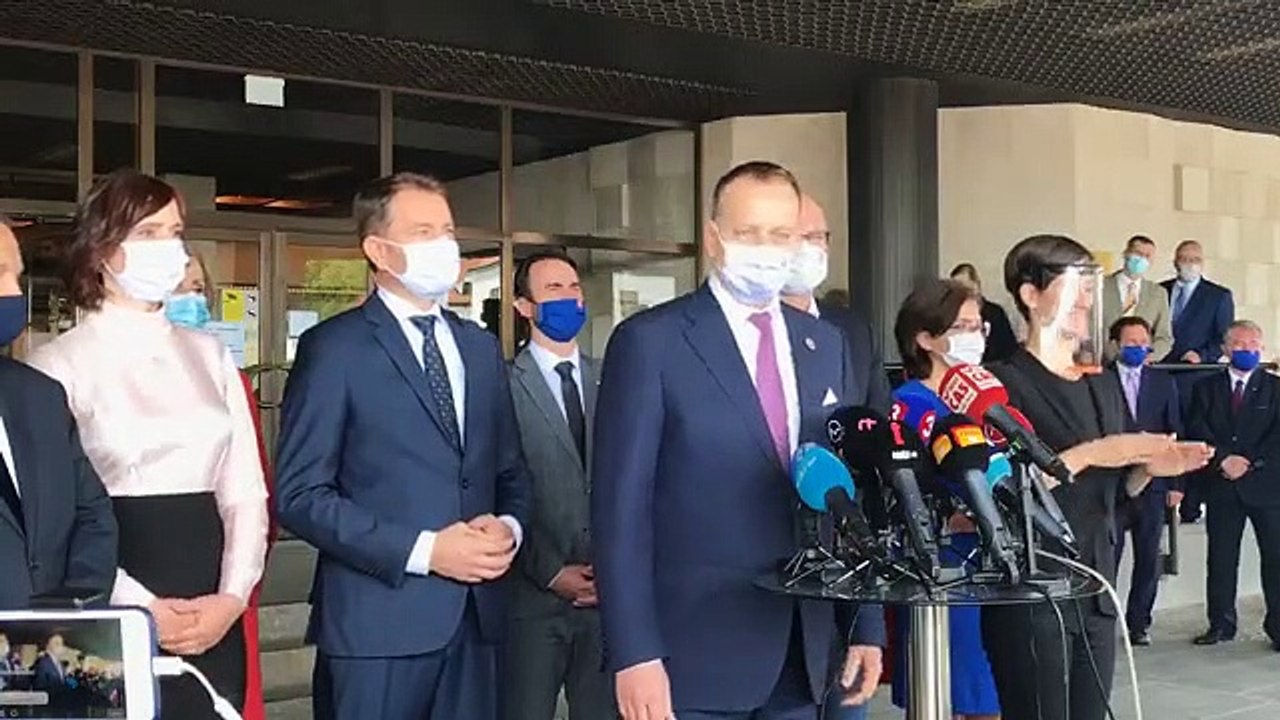 ZÁZNAM: TK predstaviteľov koaličných strán po schválení PVV