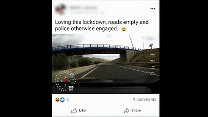 La Guardia Civil investiga a un varón por circular a 264 km/h por la autovía TF-1