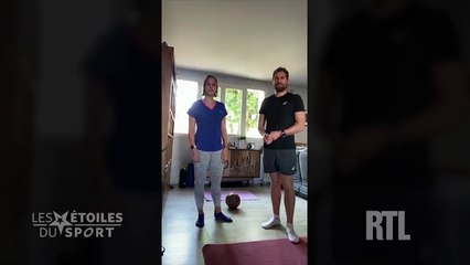 VIDÉO - Sport à la maison durant le confinement : l'exercice de Camille Serme