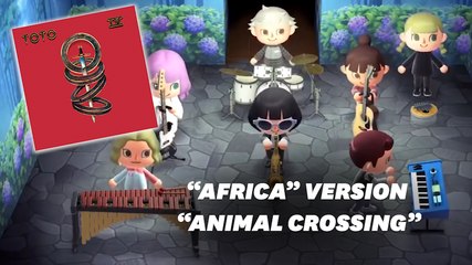 Il rejoue "Africa" de Toto sur "Animal Crossing" et le résultat est génial