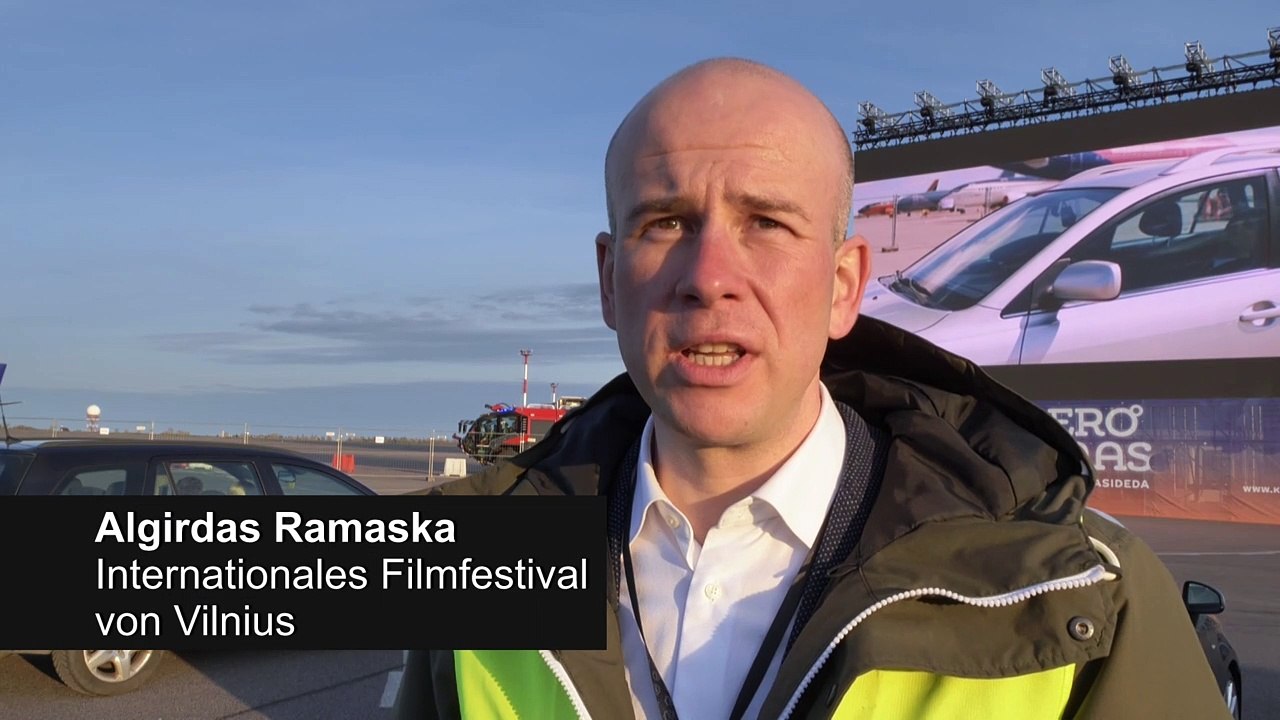 Litauen verwandelt Flughafen in Autokino