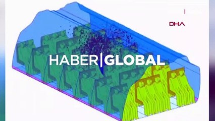 Korkutan görüntü! Tek bir öksürük koronavirüsü tüm kabine yayıyor!