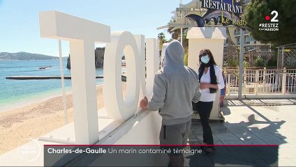 TEMOIGNAGE FRANCE 2. Coronavirus : "On nous a mis en danger avec une maladie potentiellement mortelle", estime un marin du porte-avions "Charles-de-Gaulle"