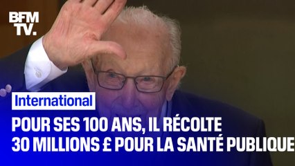 Tom Moore célèbre ses 100 ans après avoir récolté 30 millions de livres pour la santé publique
