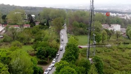 Bursa'da sonu görünmeyen su kuyruğu