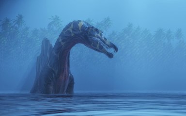 Descubren el primer dinosaurio acuático conocido