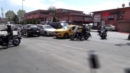 MOTOSİKLET TUTKUNU DOKTOR KORONAVİRÜS SONRASI KONVOY İLE EVİNE UĞURLANDI