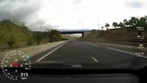Investigado por circular a más de 260 km/h por la autopista del sur (Tenerife)