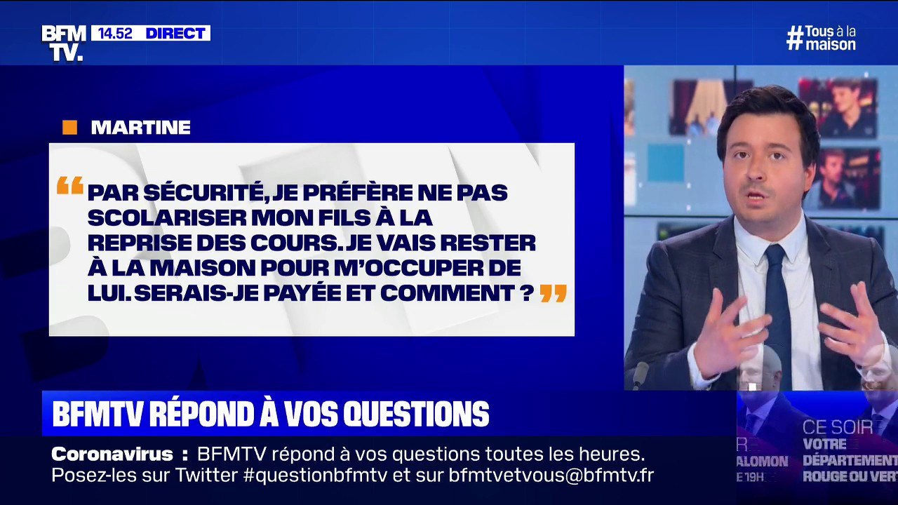 Je préfère rester à la maison et m'occuper de mon fils après le déconfinement. Serais-je payée et comment? BFMTV répond à vos questions