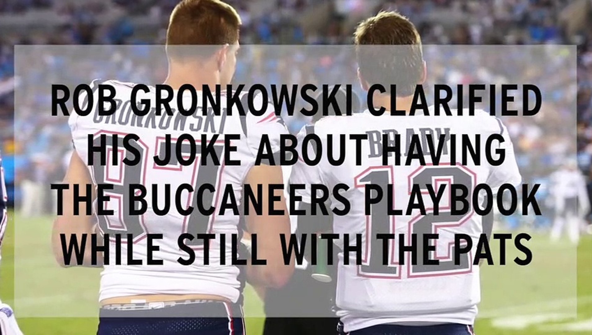 Buccaneers reserve TE jokes he'll give Rob Gronkowski the No. 87  jerseyfor $1 million