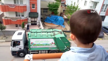 Çöp arabası hayali gerçek oldu