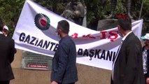 Gaziantep'te, 9 kişiyle '1 Mayıs' kutlaması