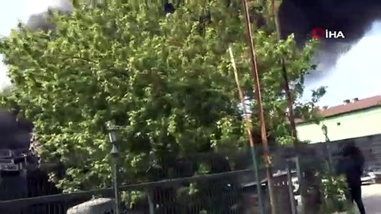 Bursa'da soğuk hava deposunda yangın