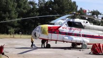 Muğla'da yangın helikopterleri göreve başladı