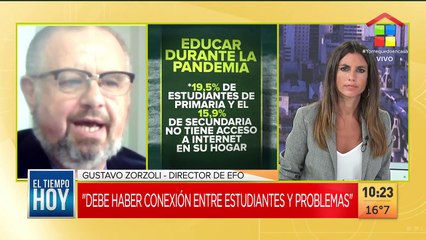 Educar durante la pandemia: "Hay lugares del país sin internet"