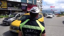 Marmaris polisinden sürücülere maske denetimi