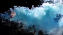 Free Slow Motion Footage- Angry Blue Smoke